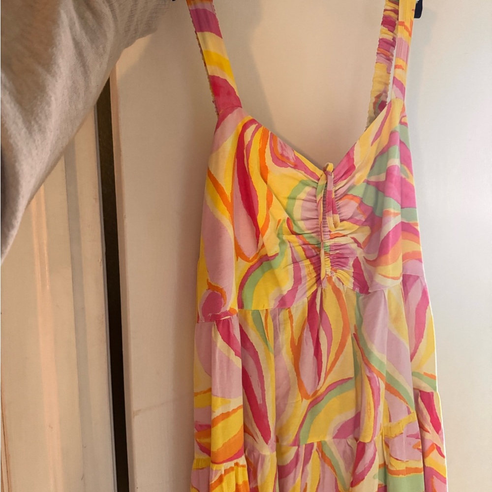 Colorful Strappy Dress